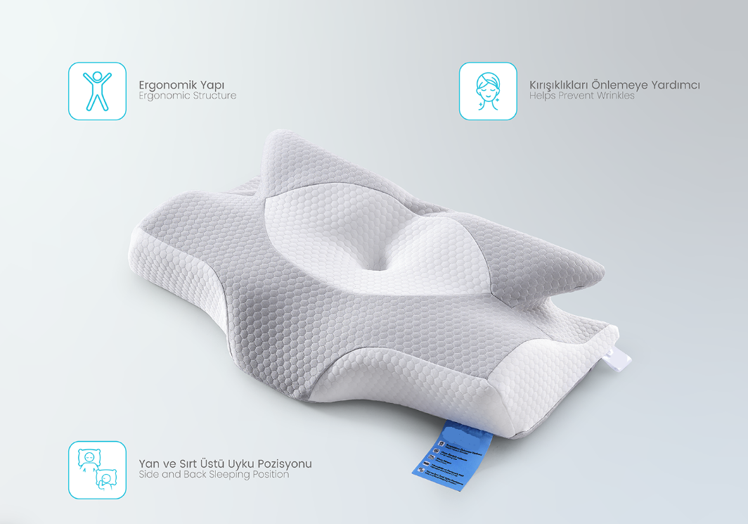 Servikal Soft Boyun Yastık - 64x28x12,5 cm