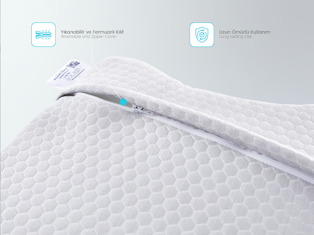 Servikal Soft Boyun Yastık - 64x28x12,5 cm