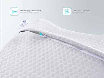 Servikal Soft Boyun Yastık - 64x28x12,5 cm